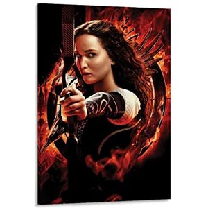 DARXGB Peinture d'art de Mur de Toile 60x90cm The Hunger Games Poster Toile d’Art Mural Photos de la Chambre à Coucher sans Cadre - Publicité