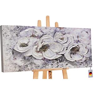 YS -Art Peinture Acrylique Faite à la Main «Fleurs préférées» sur Toile avec Chassis PS 025 (160 x 80 cm) - Publicité