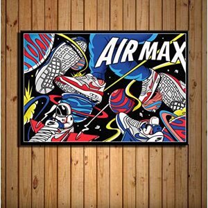 Aymsm Peinture Murale Art Mural Photo Sneakers fashioncanvas Affiche Mur décoration de la Maison 40x60 cm sans Cadre - Publicité