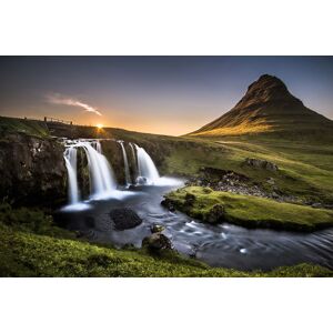 Hexoa Tableau cascade o - kirkjufell islande Tableau plexiglas 90x60cm