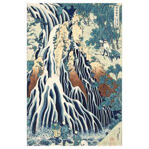 Legendarte Tableau la chute d'eau de Kirifuri au Mont Kurokami K. Hokusai 60x90cm