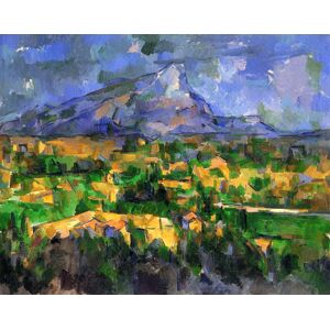 Legendarte Tableau Mont Sainte-Victoire Paul Cezanne 60x75cm