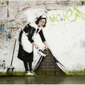 Legendarte Tableau Sweep it Under the Carpet Banksy 90x90cm