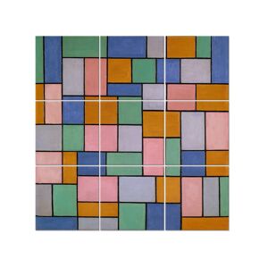 Legendarte Tableau Composition en Dissonances - Theo van Doesburg 150x150cm