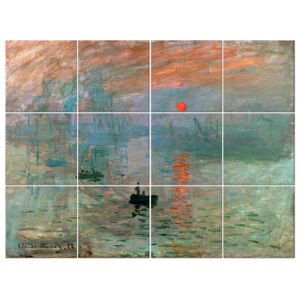 Legendarte Tableau impression Soleil Levant - Claude Monet 150x200cm