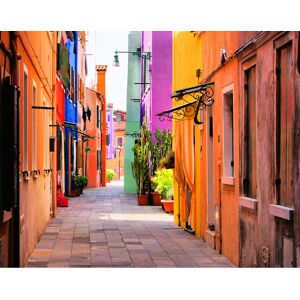 Legendarte Tableau - Vivacite a Burano, L'Ile Coloree 80x100cm