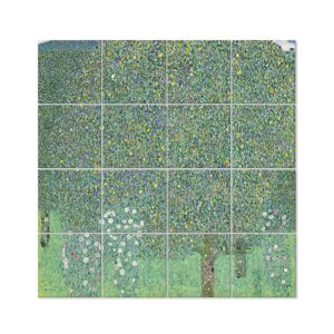 Legendarte Tableau Rosiers Sous Les Arbres - Gustav Klimt 200x200cm