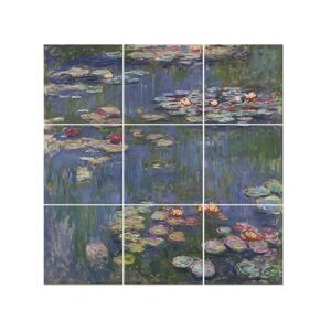 Legendarte Tableau Nympheas - Claude Monet 150x150cm