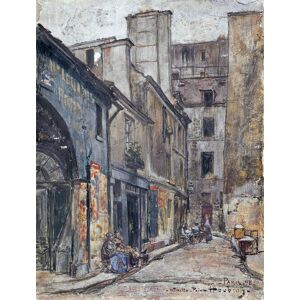 Legendarte Tableau - La rue Taille-Pain - Frederic Houbron 60x80cm