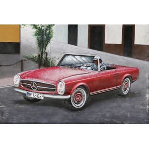 DECO-MURALE.shop Tableau relief en metal mercedes pagode 120x80