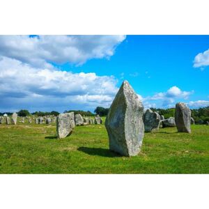 Ceanothe Tableau sur verre synthetique Menhirs de Carnac 65x97 cm