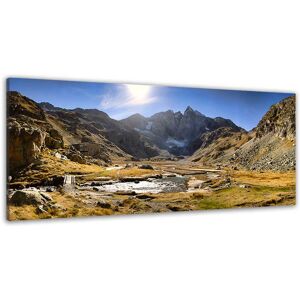 Hexoa Tableau montagne vignemale imprime sur toile 120x50cm