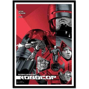 Wall Editions Affiche 50x70 cm et cadre noir - Robocop Movie - Joshua Budich