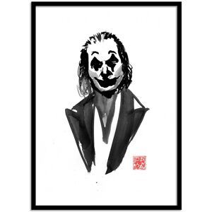 Wall Editions Affiche 50x70 cm et cadre noir - Joker - Pechane Sumie - Publicité