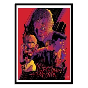 Wall Editions Affiche 50x70 cm et cadre noir - Blade Runner - Joshua Budich