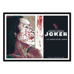 Wall Editions Affiche 50x70 cm et cadre noir - Phoenix Joker - Joshua Budich