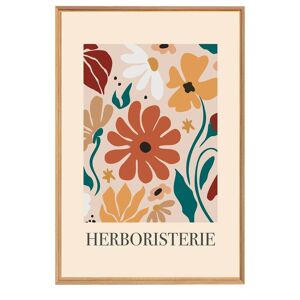 Ceanothe Tableau mural encadre illustration herboristerie 65x97 cm