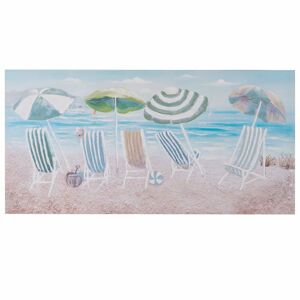 Ixia Peinture plage sur toile 120x3.5x60cm - Publicité