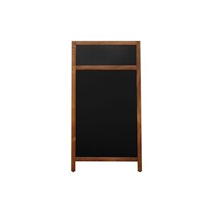 Europel Chevalet tableau noir Europel avec en-tête 660x1280 mm naturel, 356243