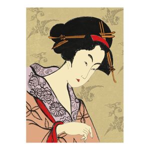 Non communiqué Poster Beneffito Japan Geisha 60x80 Cm Marron - Publicité
