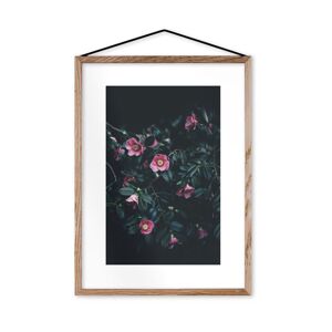 Affiche Flowers encadrée Moebe chêne A3 - Le Renard - Publicité
