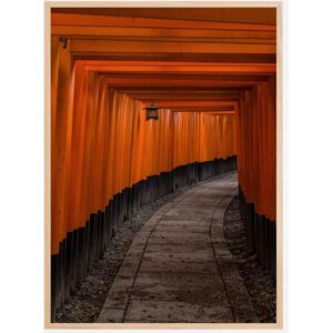 Bildverkstad Orange tunnel Poster (50x70 cm)