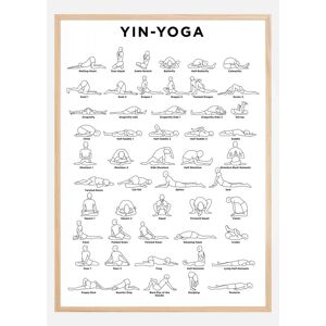 Bildverkstad Yoga - White Poster (40x50 cm)