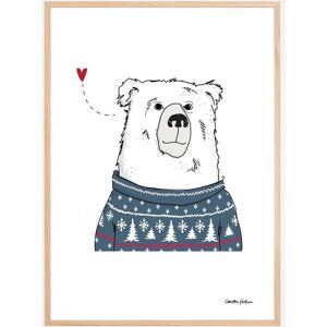 Bildverkstad Winter Bear Poster (21x29,7 cm (A4))