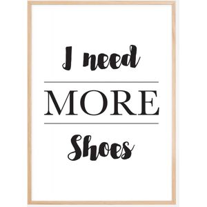 Bildverkstad More Shoes Poster (21x29,7 cm (A4))