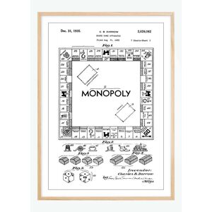 Bildverkstad Dessin de brevet - Monopoly I - Poster (40x50 cm)