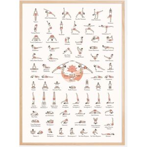 Bildverkstad Yoga in Colour l Poster (50x70 cm)