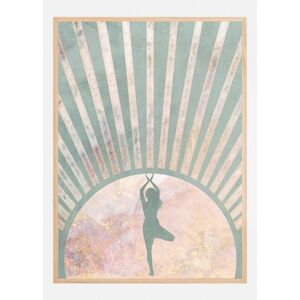 Bildverkstad Yoga Boho Sun Rise Poster (30x40 cm)
