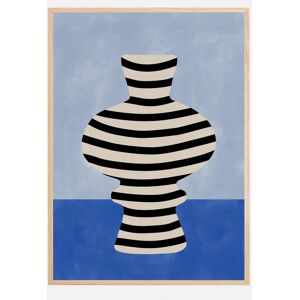 Bildverkstad Striped Vase II Poster (30x40 cm)