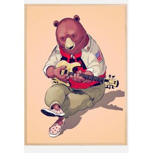 Bildverkstad Technical Bear Poster (40x60 cm)