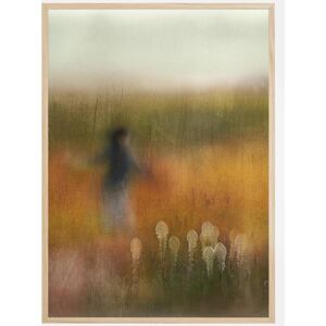 Bildverkstad A Girl And Bear Grass Poster (50x70 cm)