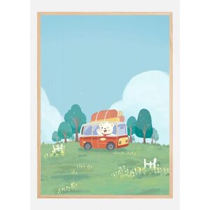 Bildverkstad Bears Picnic Day Out II Poster (21x29.7 cm (A4))