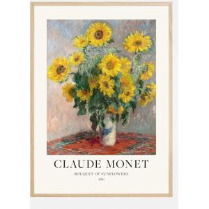 Bildverkstad Claude Monet - Bouquet Of Sunflowers Poster (50x70 cm)