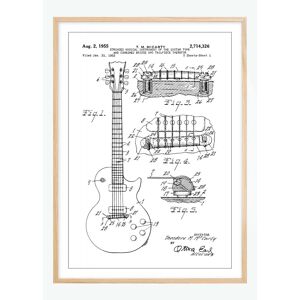 Bildverkstad Dessin de brevet - Guitare electrique I - Poster (21x29,7 cm (A4))