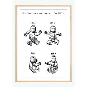 Bildverkstad Dessin de brevet - Lego II - Poster (40x50 cm)
