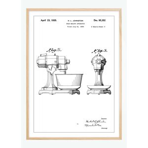 Bildverkstad Dessin de brevet - Robot de cuisine II Poster (70x100 cm)
