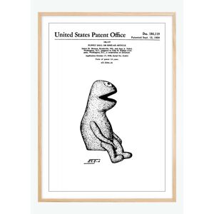 Bildverkstad Dessin de brevet - Muppets - Kermit I Poster (70x100 cm)