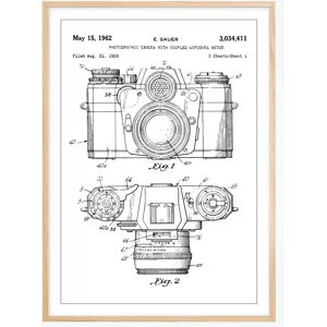 Bildverkstad Dessin de brevet - Camera I - Poster (21x29,7 cm (A4))