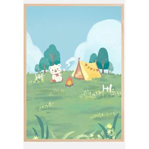 Bildverkstad Bears Picnic Day Out Poster (70x100 cm)