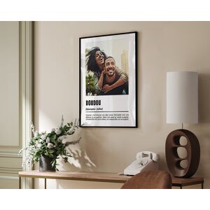 Cadeaux.com Affiche personnalisée couple - Définition Amour