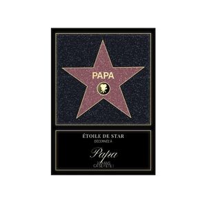Cadeaux.com Affiche etoile de star papa 100 ans - Publicité