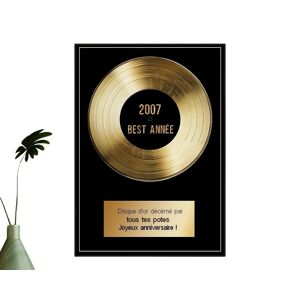 Cadeaux.com Affiche disque d’or année 2007 - Publicité