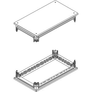 Bticino Kit de base et d'en-tête Bticino pour les armoires HDX 600X350 91801/63A