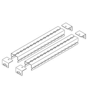 Bticino Profilé en U Bticino MAS pour cadres HDX 350mm 91826/03