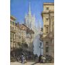 Legendarte Tableau Le Duomo de Milan depuis une Rue Secondaire William Wyld 60x90