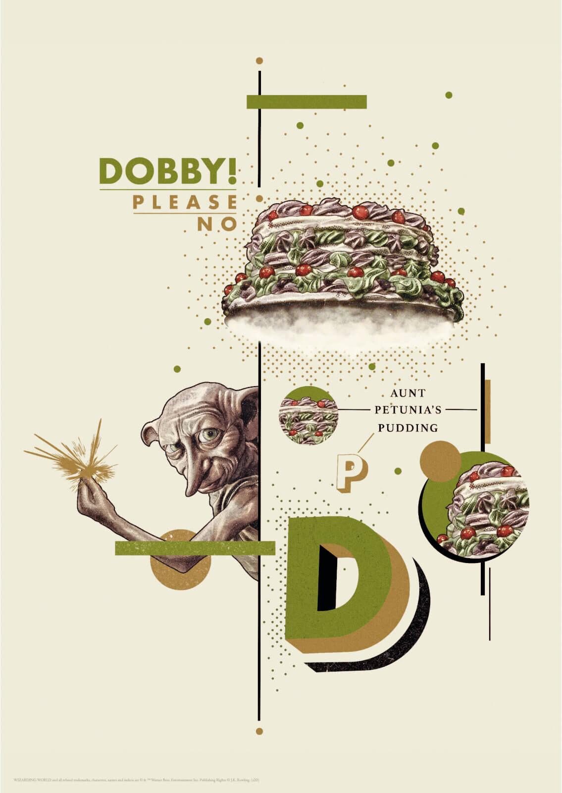 Harry Potter Premium Limited Edition Art Print : Dobby No!